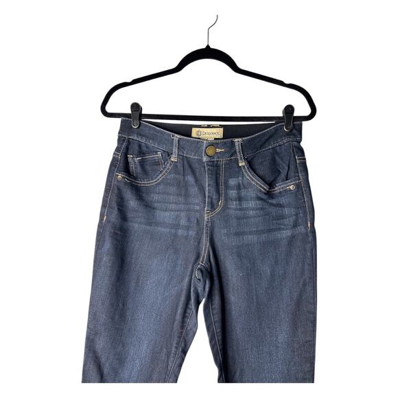 Democracy Jeans Womens Size 4 Ab Technology Mid Rise Skinny Leg Dark Wash Denim - Picture 2 of 14